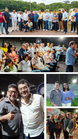 Final de semana movimentado em Itacoatiara, com a visita dos senadores Eduardo Braga e Omar Aziz e com o 8º Encontro dos Motociclistas.