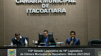 Resumo da 110ª Sessão Legislativa da 19ª Legislatura da Câmara Municipal de Itacoatiara / Biênio 2021/2022