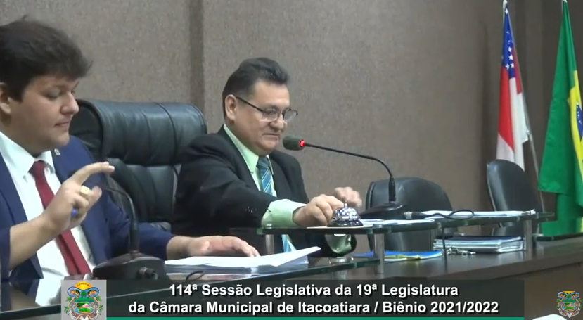 Resumo da 114ª Sessão Legislativa da 19ª Legislatura da Câmara Municipal de Itacoatiara / Biênio 2021/2022